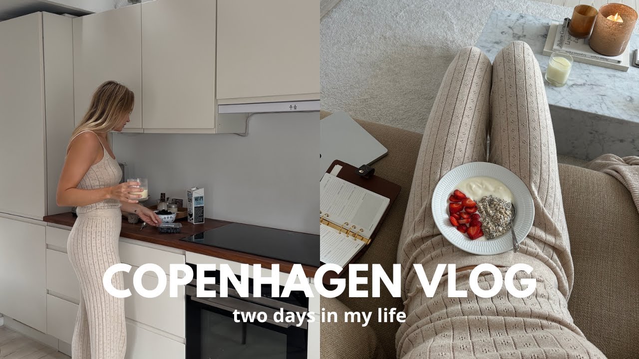 Copenhagen vlog⎢best ice cream in the city, making lemon drink, cozy apartment time
