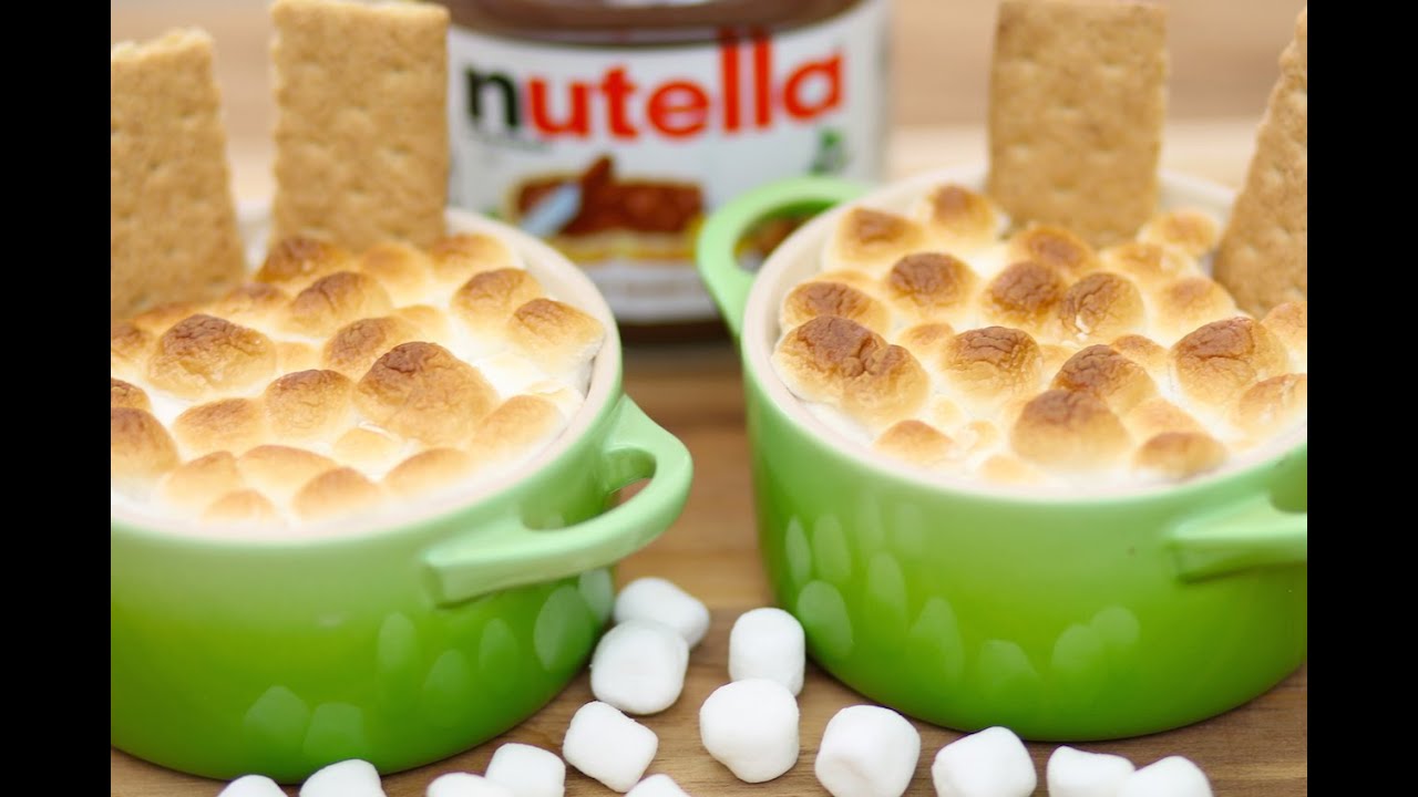 DIY NUTELLA S'MORES DIP (3 INGREDIENTS)