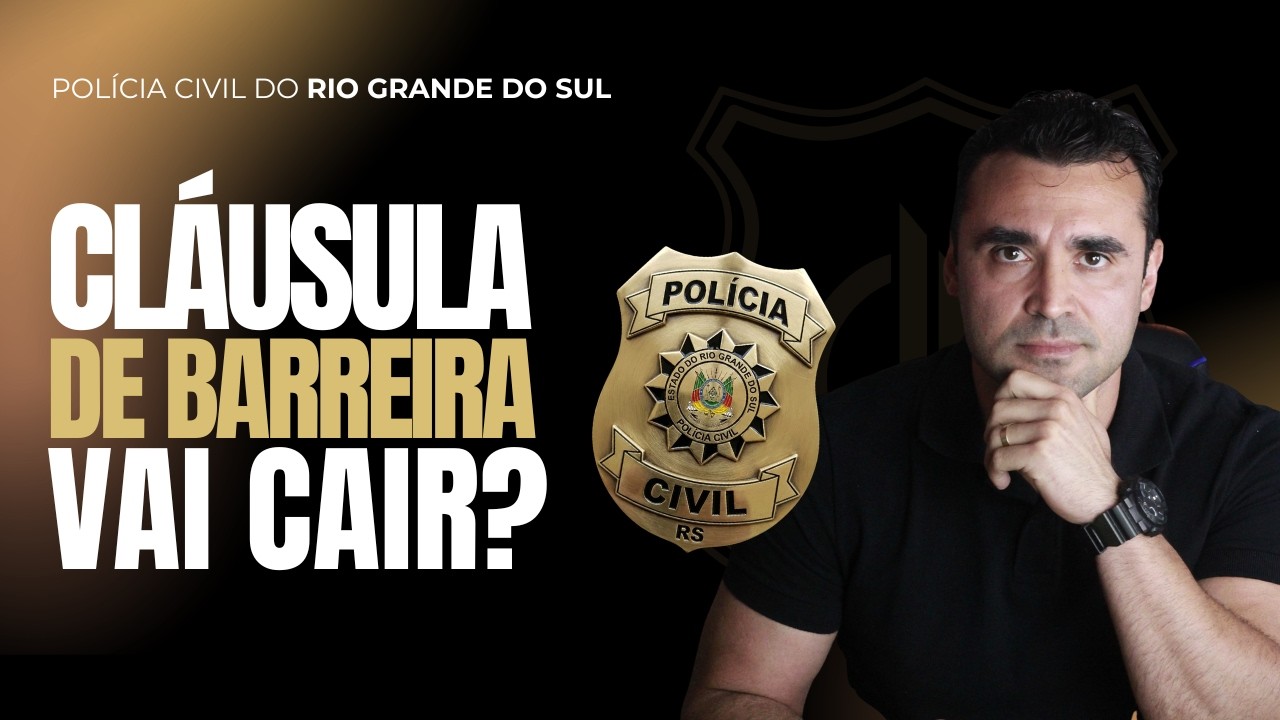 🚨 CLÁUSULA DE BARREIRA PCRS: Vai cair? Entenda a real situação.