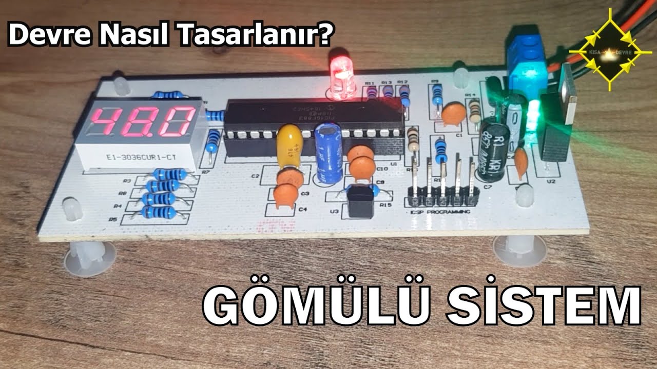 Termometre Tasarladık - Evde Gömülü Sistem Nasıl Yapılır Bütün Hesaplarıyla