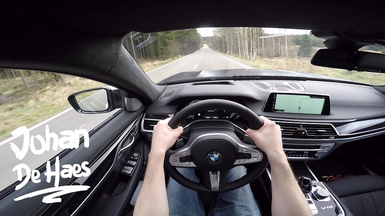 2017 BMW M760Li xDrive 610hp POV Test drive