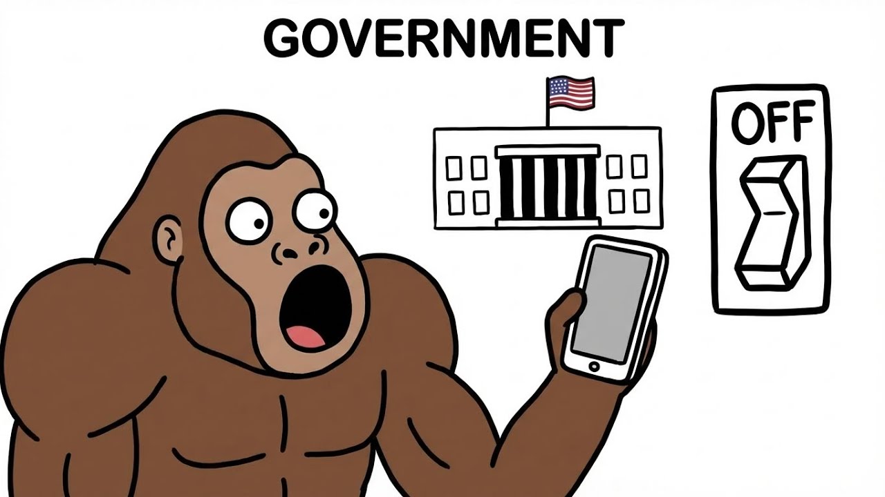 Humans Turn Off Government (Very Dramatic)