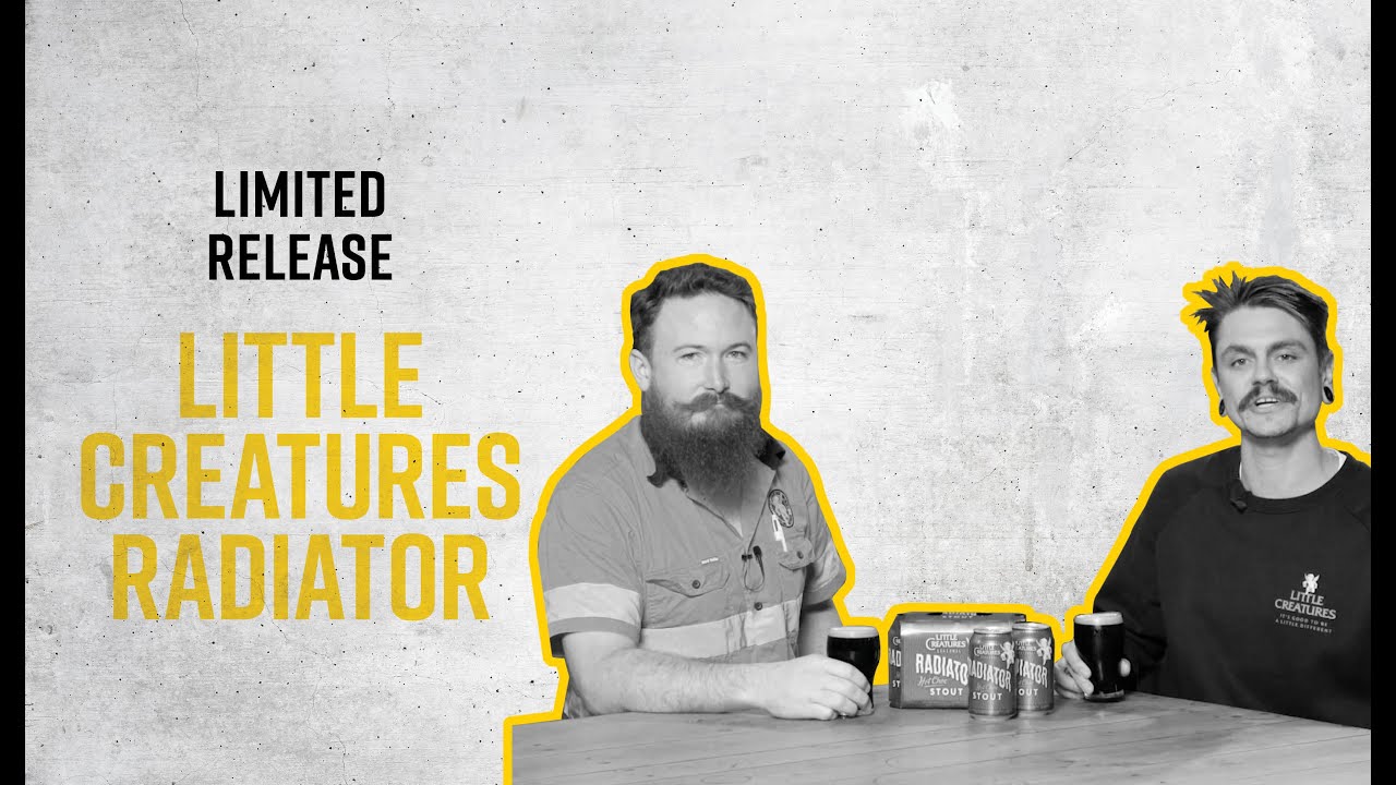 Tasting the Little Creatures Radiator Hot Chocolate Stout with Lofty