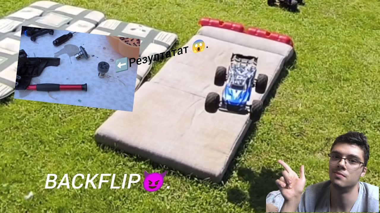 BACKFLIP трикове  с DEERC H16E 😎😯. 