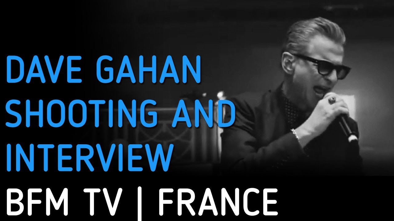 Dave Gahan | video shoot at Troxy London and interview on a French TV show.