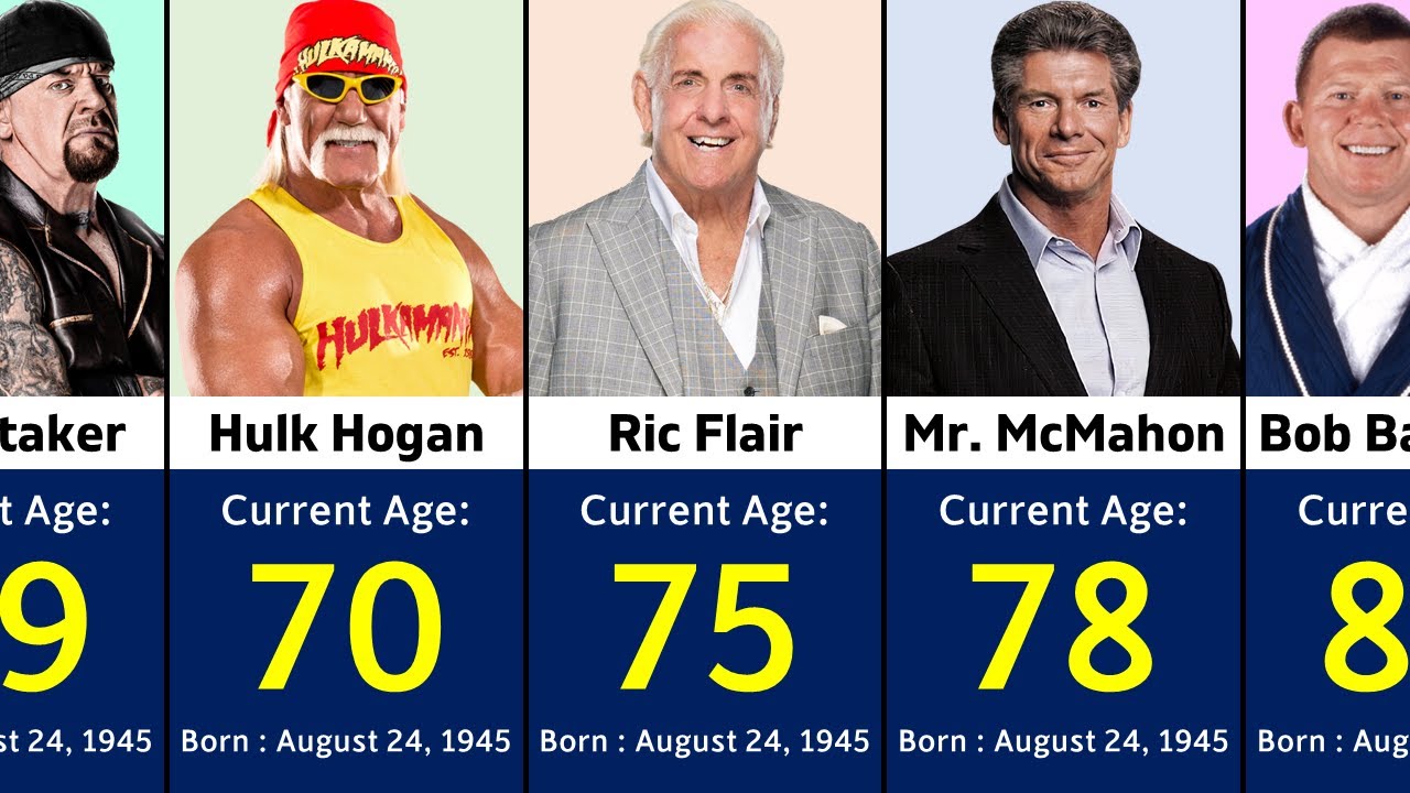 Age of Senior WWE Wrestlers in 2024