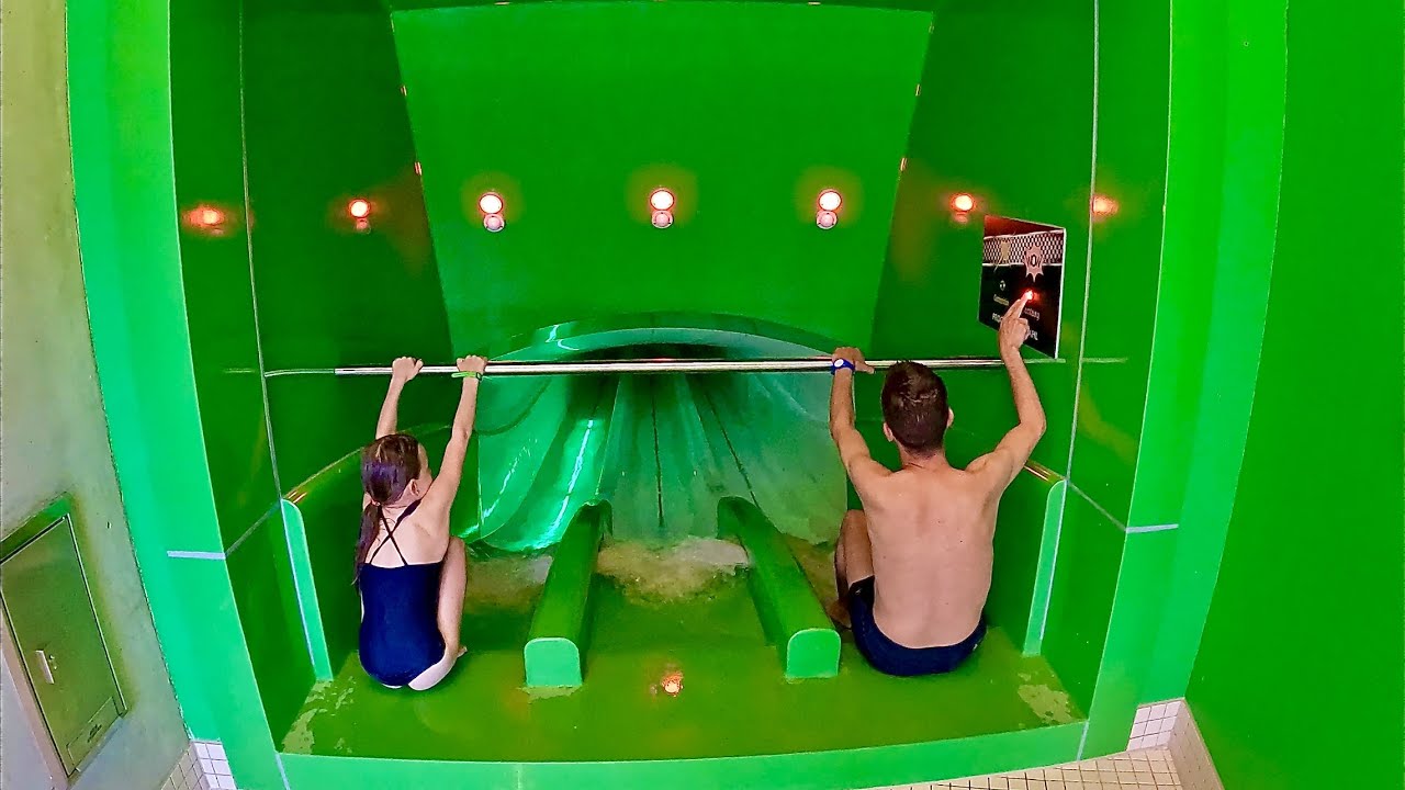 Racing Water Slide at Schwaketenbad Konstanz