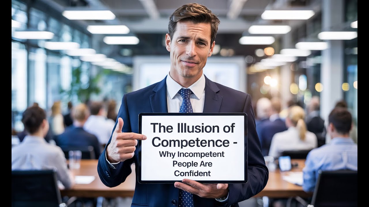 The Illusion of Competence - Why Incompetence People Are Confident (3 Minutes)
