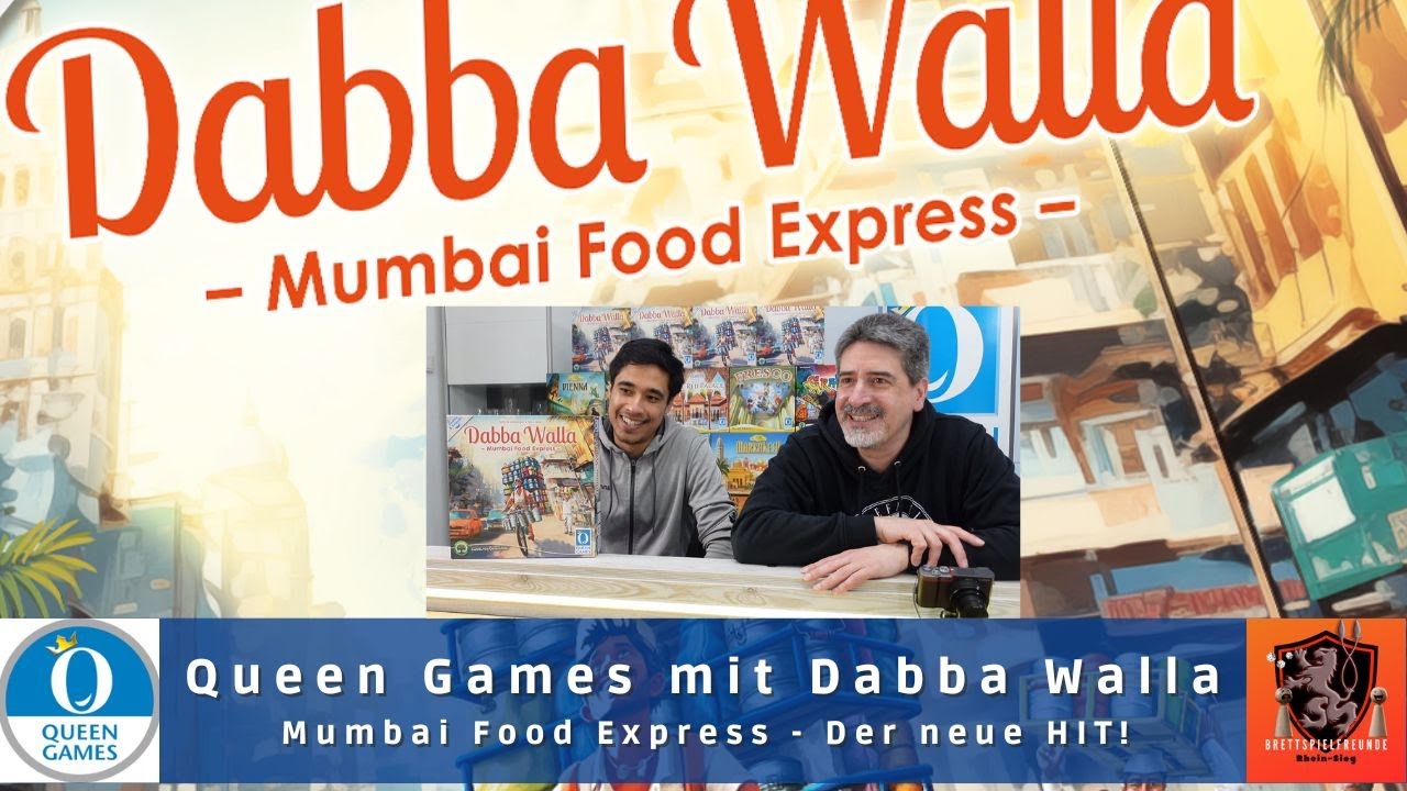 Dabba Walla - Der neue Hit von Queen Games! Komplette Erklärung mit Robin Gupta von Queen Games