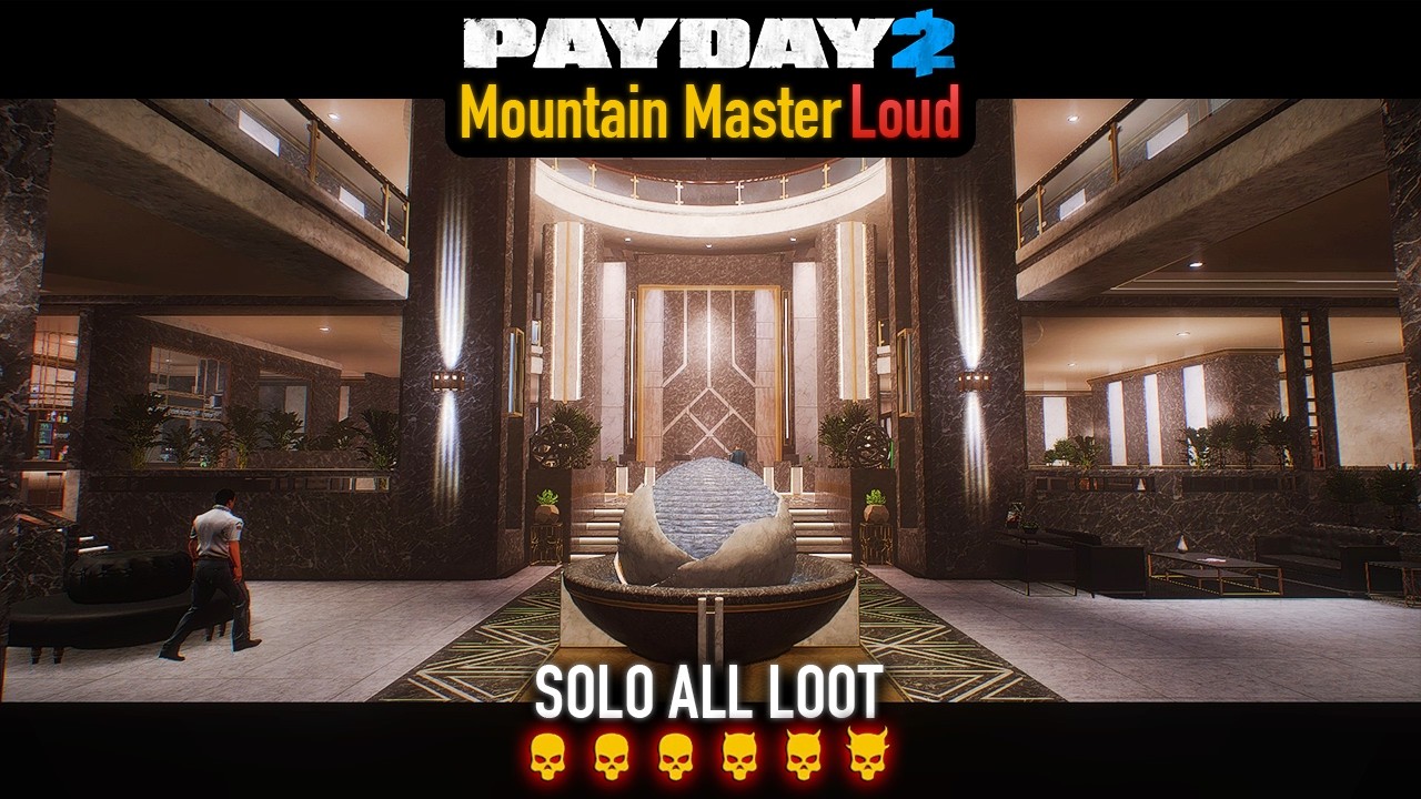 PAYDAY 2 - Mountain Master DSOD (Loud) Solo All Loot