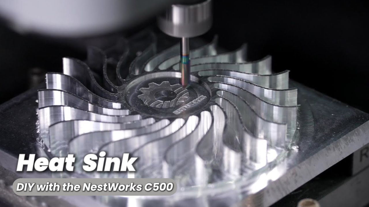 Geometric Art from an Aluminum Alloy Heat Sink Model！