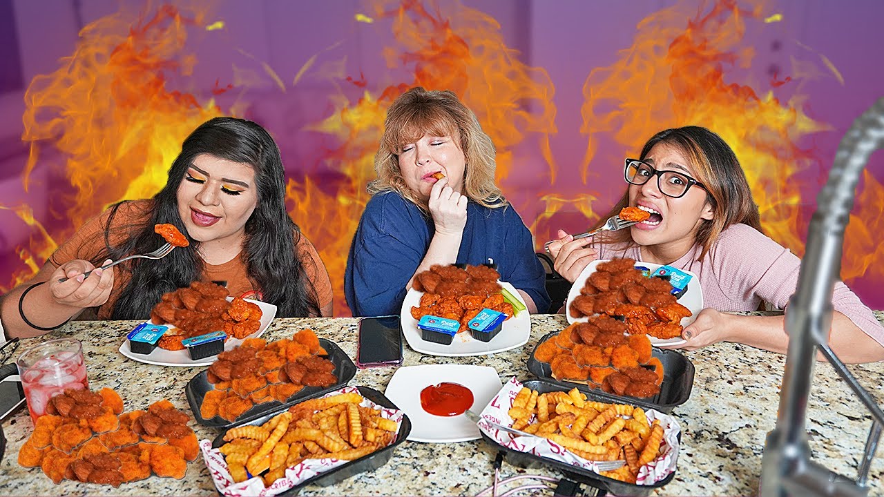 INSANELY HOT SPICY WINGS CHALLENGE!