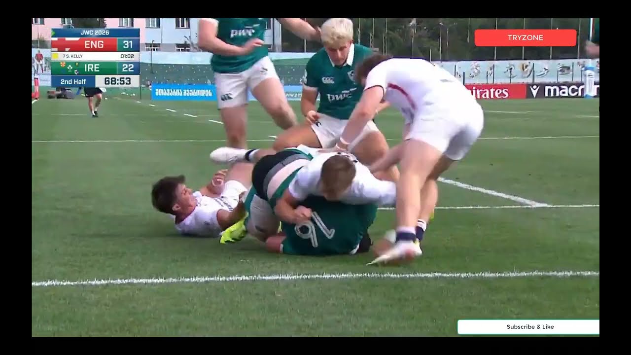 England vs Ireland U20 Rugby Highlights | All Tries | 27 June, 2026!