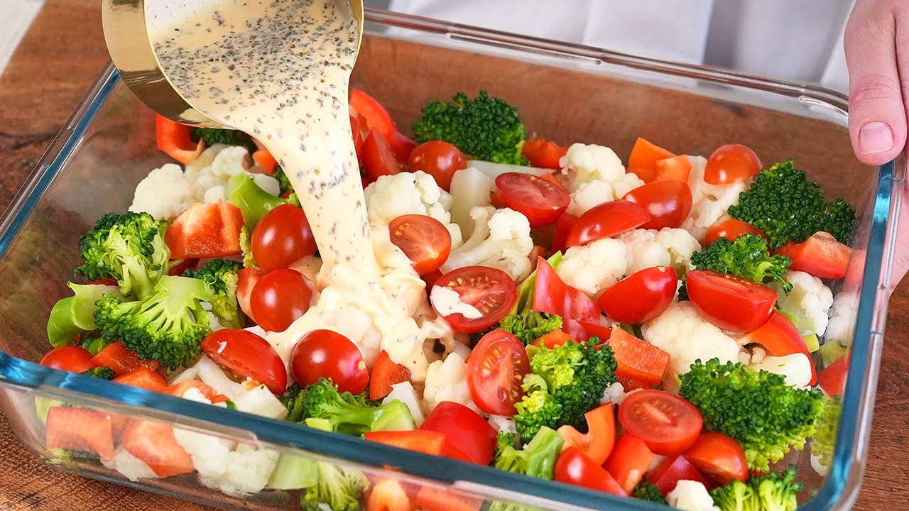 Это настолько вкусно, что готовлю почти каждый день! Полезный рецепт брокколи и цветной капусты!