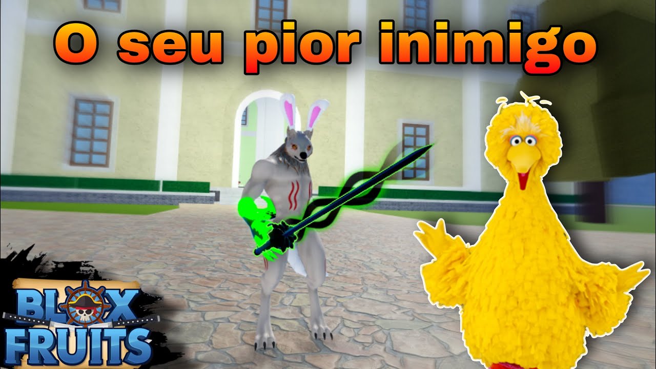 Lobo pidão lagado lutando contra o Garibaldo