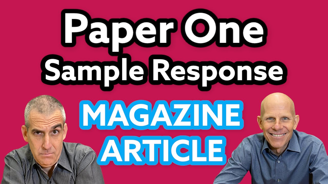 IB English - Paper One Exam - 