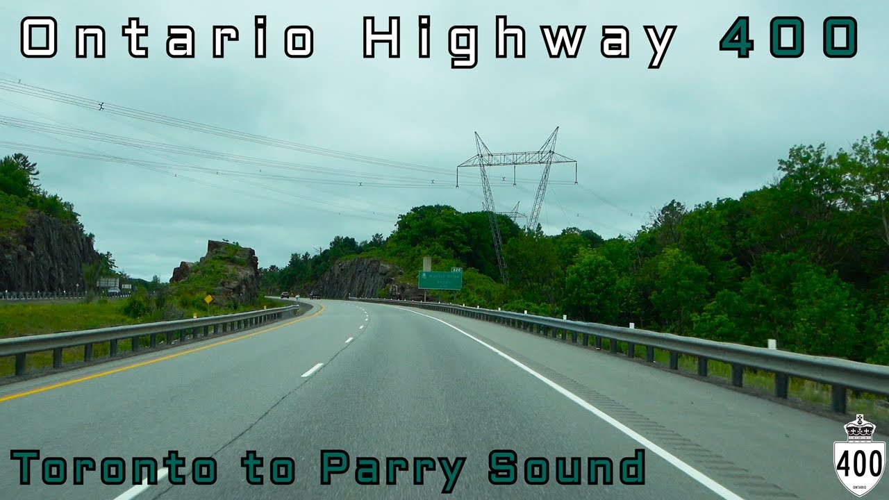 Ontario Highway 400 NB - Toronto to Parry Sound (June 2024)