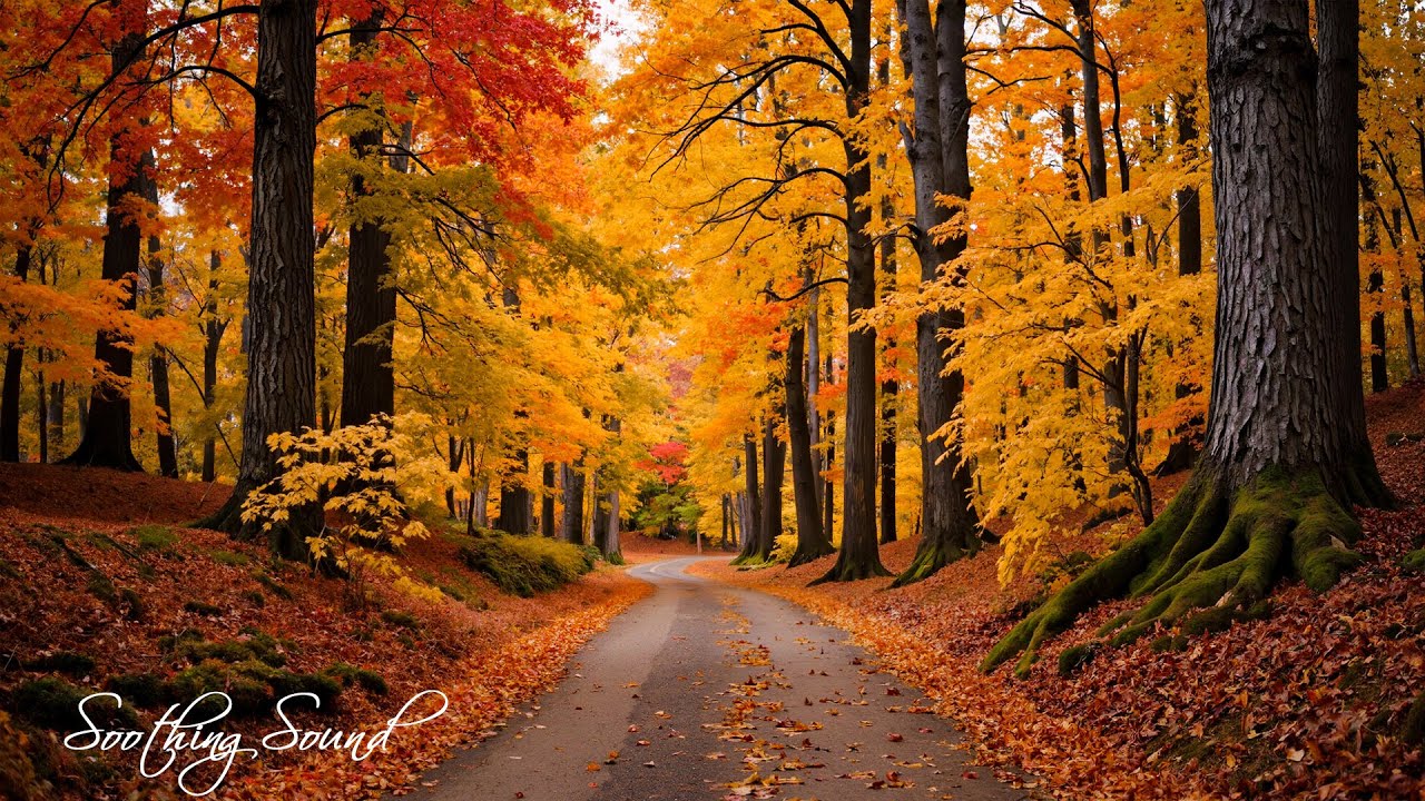 Beautiful Relaxing Music 🍁 Stop Overthinking, Stress Relief Music With Autumn Melodie