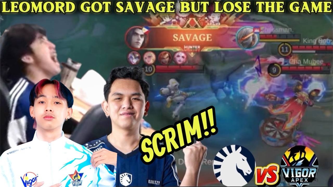 SCRIME !!! Vigor Apex vs Teams TLPH Karltzy got Savage but lose The Game!!