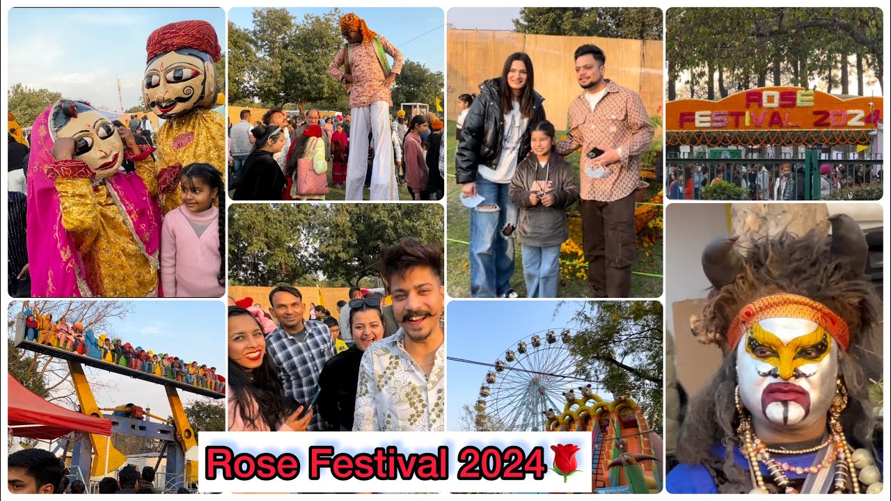 ROSE FESTIVAL IN CHANDIGARH🌹😍 | CHANDIGARH MELA FULL RONKA LAGIYAN😂 || Ankush Thakur | ( VLOG-17)