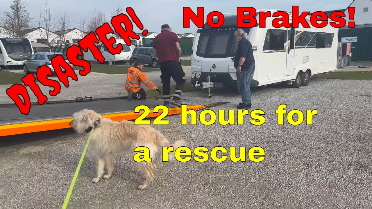 Disaster! No Brakes! Can't Tow! The RAC and us... Watch to the end.