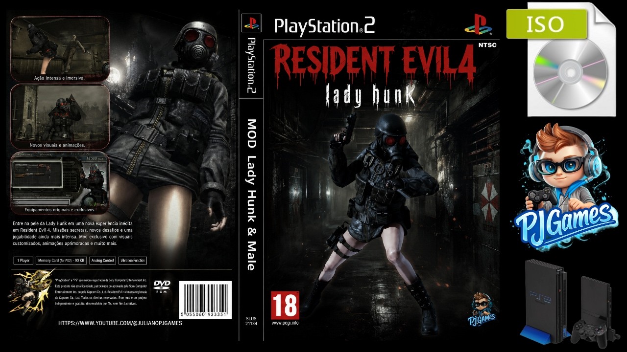 Resident Evil 4 Lady Hunk & Male (PS2/ISO)
