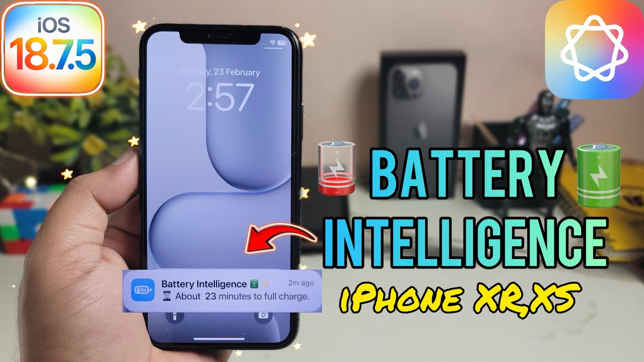 iOS 18.7.5 | How to Enable Battery Intelligence in Old iPhone | iPhone XR,XS
