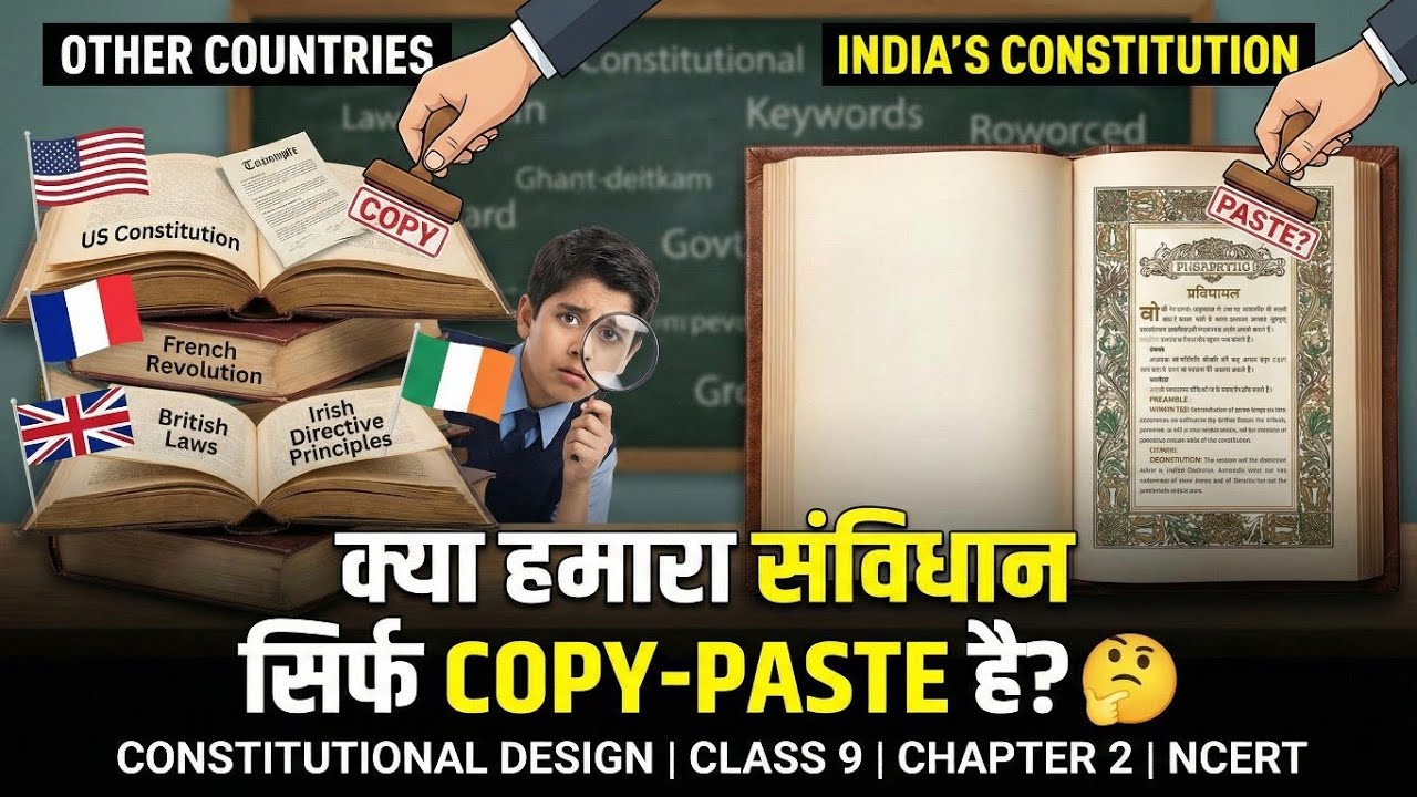 क्या हमारा संविधान सिर्फ Copy-Paste है? 🤔 | Constitutional Design Class 9 | Chapter 2 | NCERT