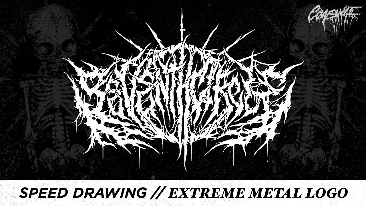 Speed Drawing // Extreme Metal Logo - Seventh Circle