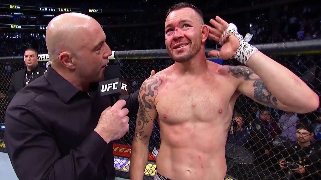 UFC 268: интервью Колби Ковингтона в октагоне