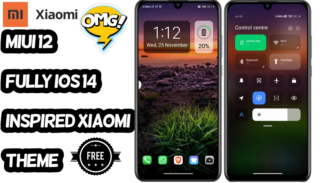 MIui 12 Beautiful Paradiso mod v12 MIUI Theme | Fully iOS 14 Inspired Xiaomi Theme