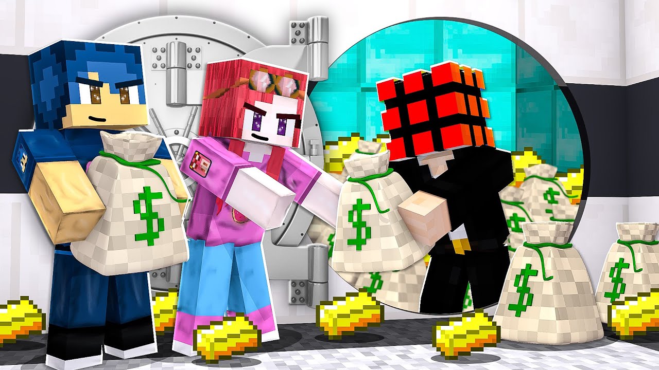 RAPINIAMO LA BANCA DELLA CITTÀ! - MINECRAFT *VITA IN CITTÀ*