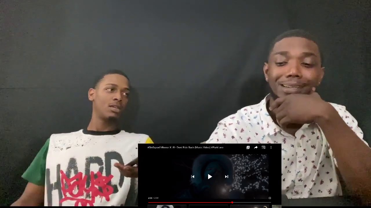 SinSquad Mloose X LR - Dont Ride Back (Music Video) #ParkLane Reaction With My Lil Bro