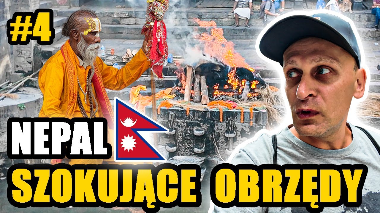 Katmandu – Szokujące Obrzędy w Pashupatinath Temple (Świątynia Małp i rytuały nad rzeką) Nepal 🇳🇵