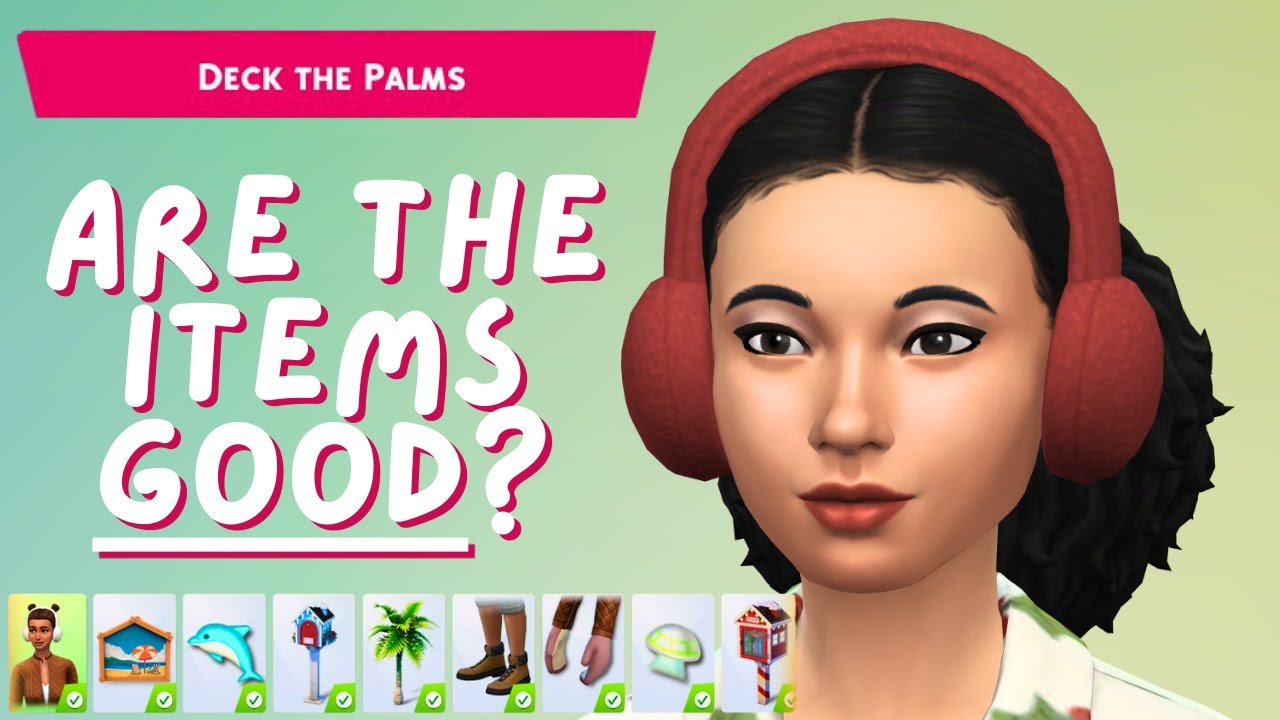 are the items from the 'deck the palms' event good?