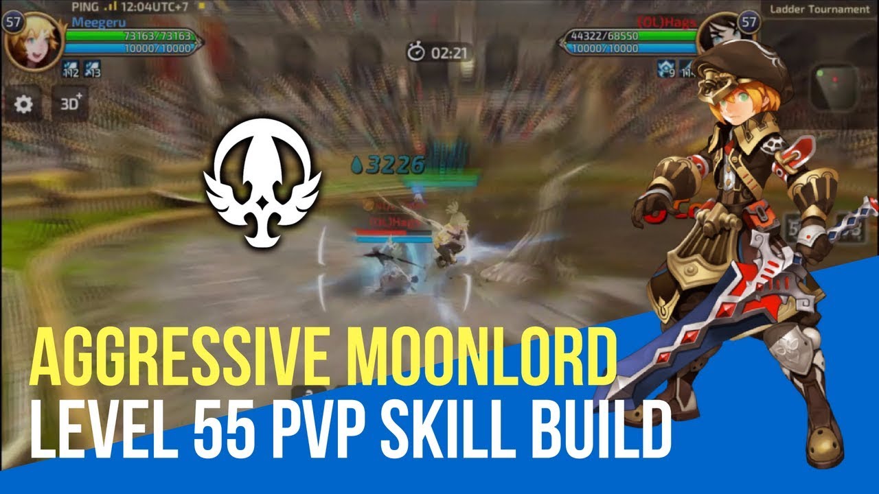 Level 55 Moonlord Best PVP Skill Build - Aggressive Playstyle