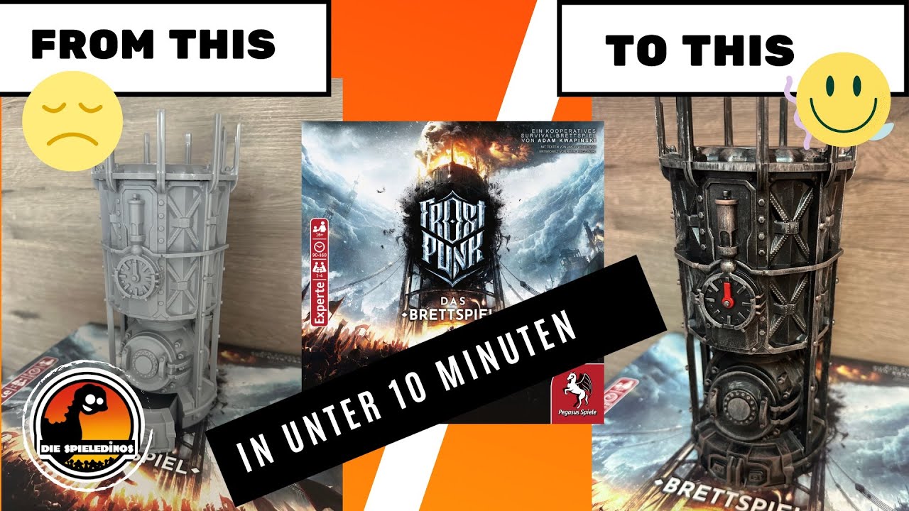 Malzeit: Frostpunk Turm in unter 10 Minuten bemalt - How to Paint Frostpunk