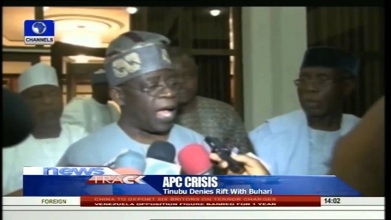Tinubu Denies Rift With Buhari -- 15/07/15