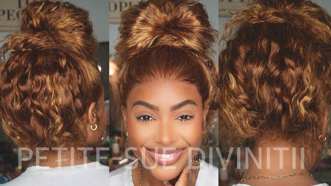 Flawless Invisistrap 360 Lace Front Highlight Curly Wig ft. Ymyhair | PETITE-SUE DIVINITII