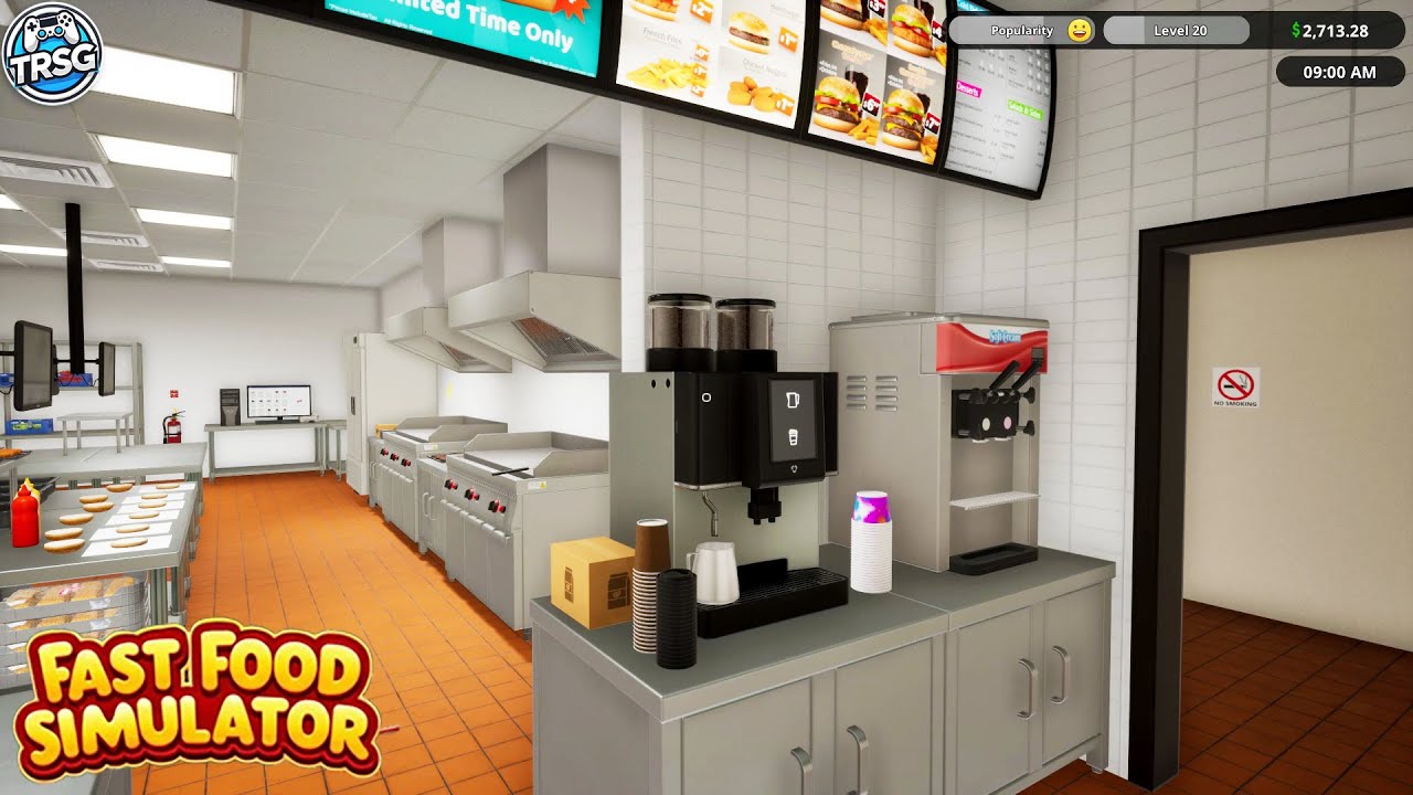 Chicken Burgers 🐔 and Coffee Time ☕ - Fast Food Simulator! #7