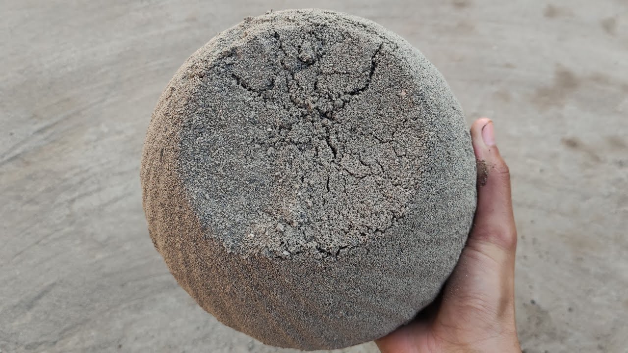 Asmr: Dry floor crumbling of Sand and charcoal bowls 🤤🤤 #asmrhub