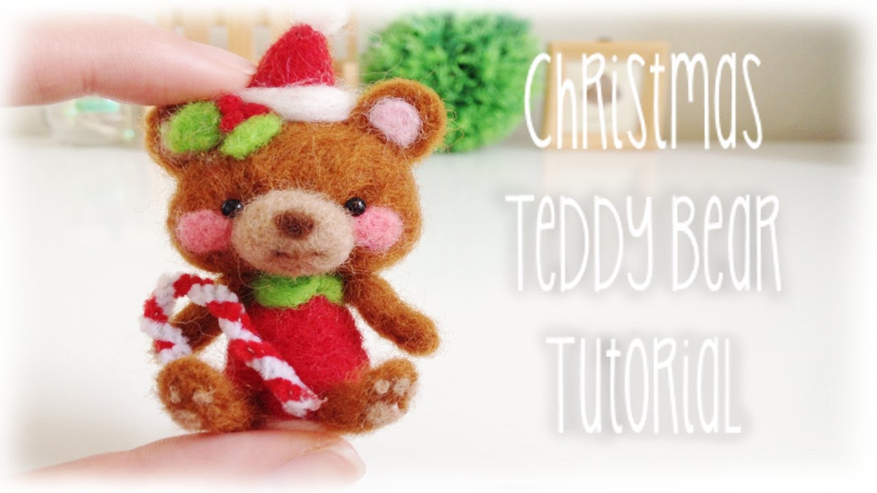 Christmas Bear Mini Plushie Tutorial