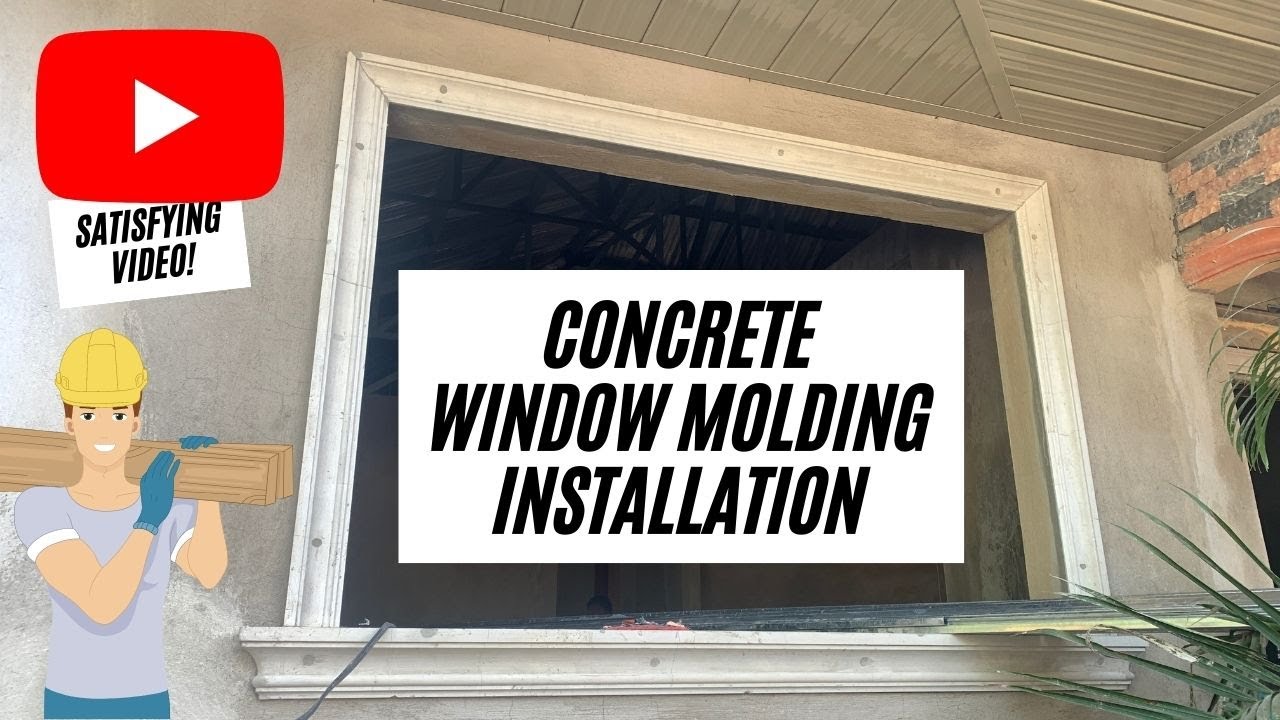 Moulding Window Concrete Molding Installation | Sementong Molding Para sa Bintana | Rai Villegas