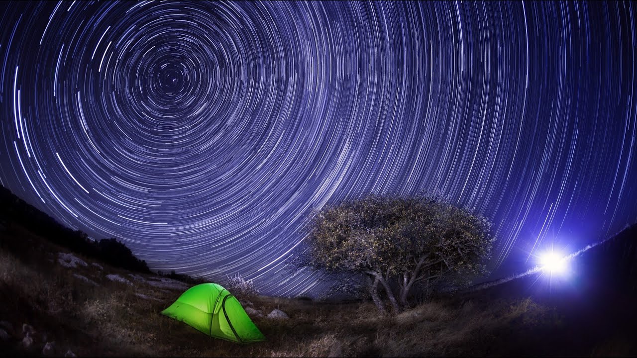 Starry night tent meditation & relaxation