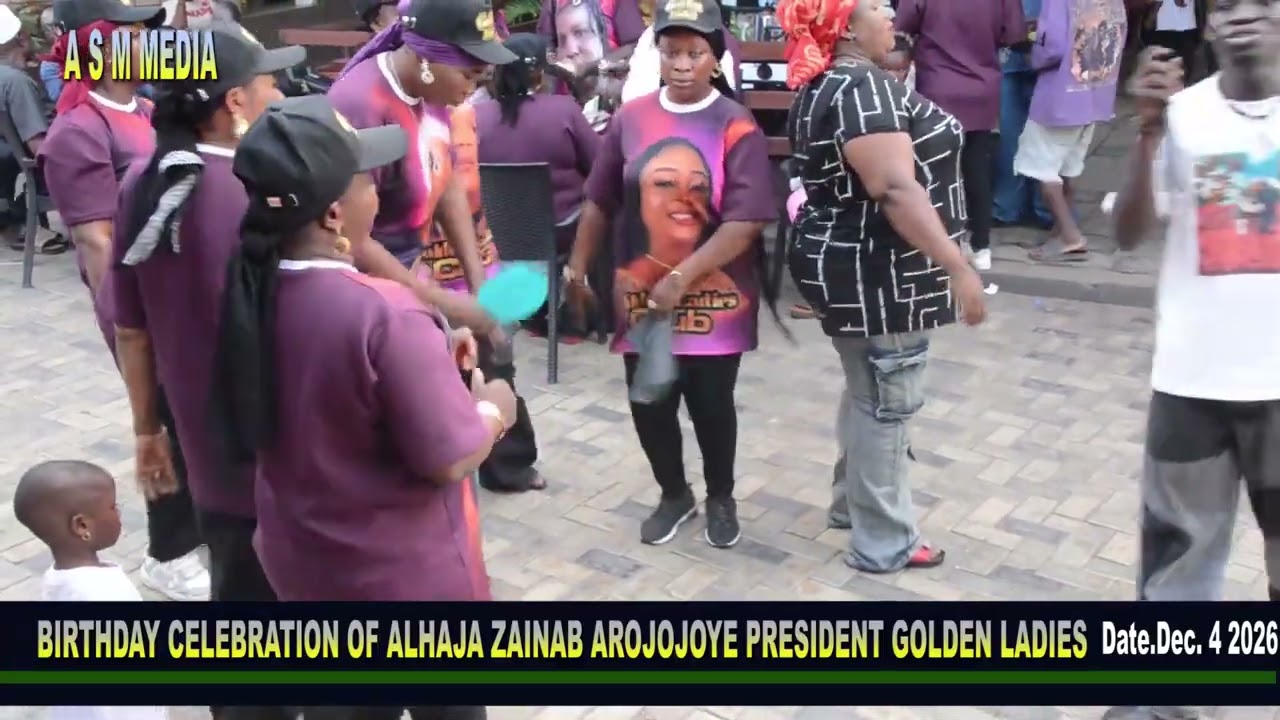 BIRTHDAY CELEBRATION OF ALHAJA ZAINAB AROJOJOYE PRESIDENT GOLDEN LADIES 