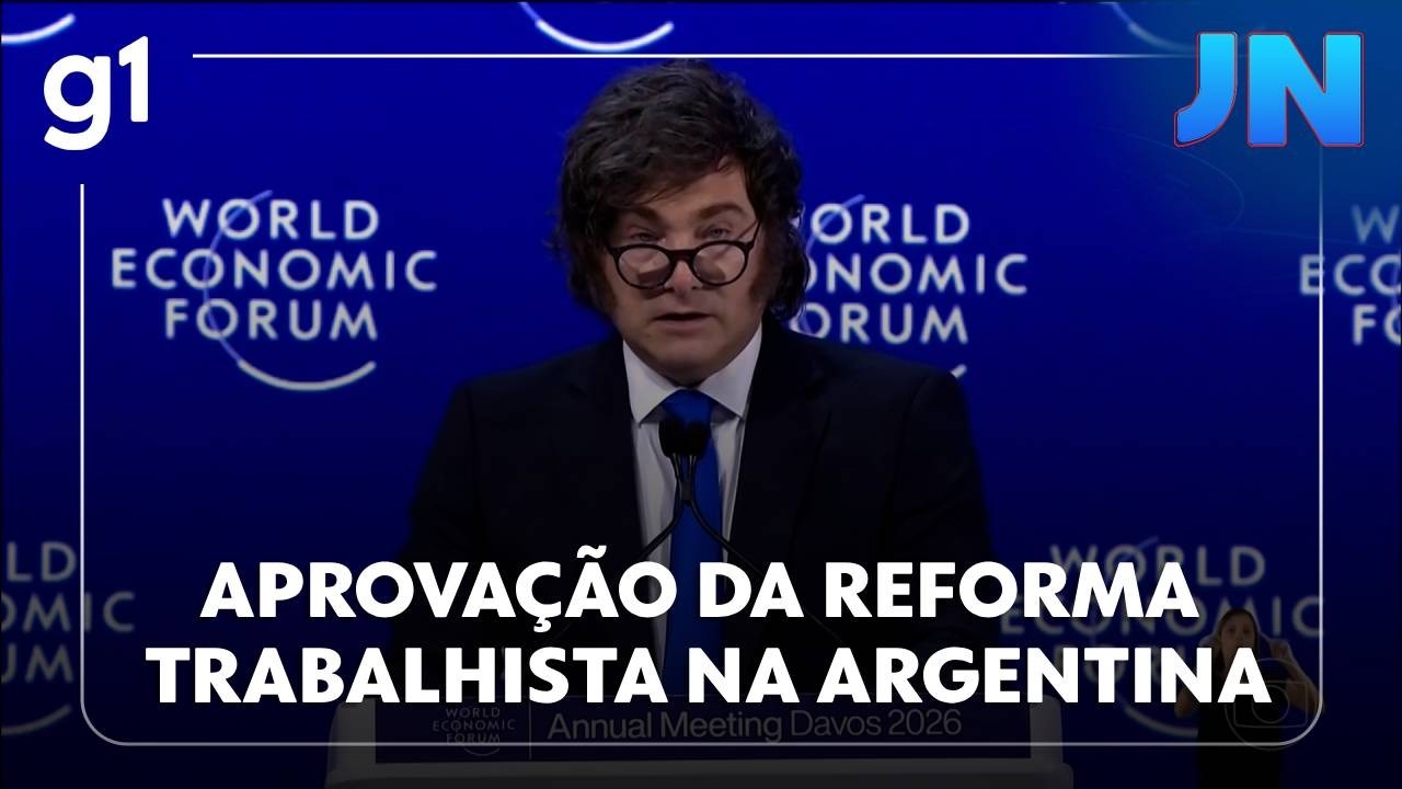 JN: na Argentina, deputados aprovam reforma trabalhista proposta pelo governo de Javier Milei