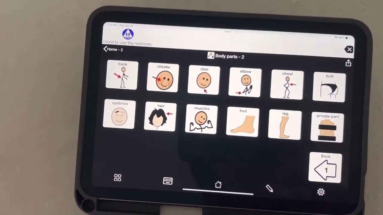 Proloquo2Go: Linking an existing button to a new folder