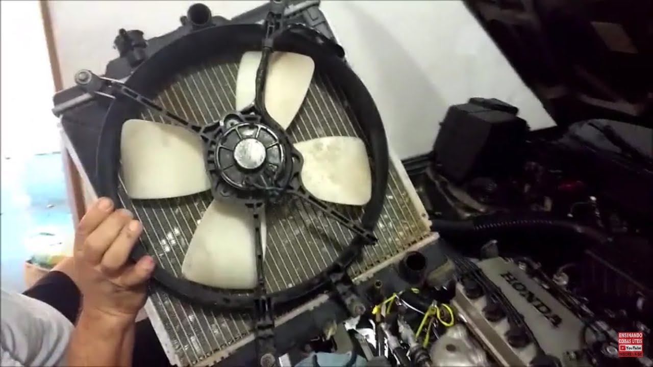 Consertar ventoinha ou Eletro ventilador do radiador do Honda Civic 92 ao 2000