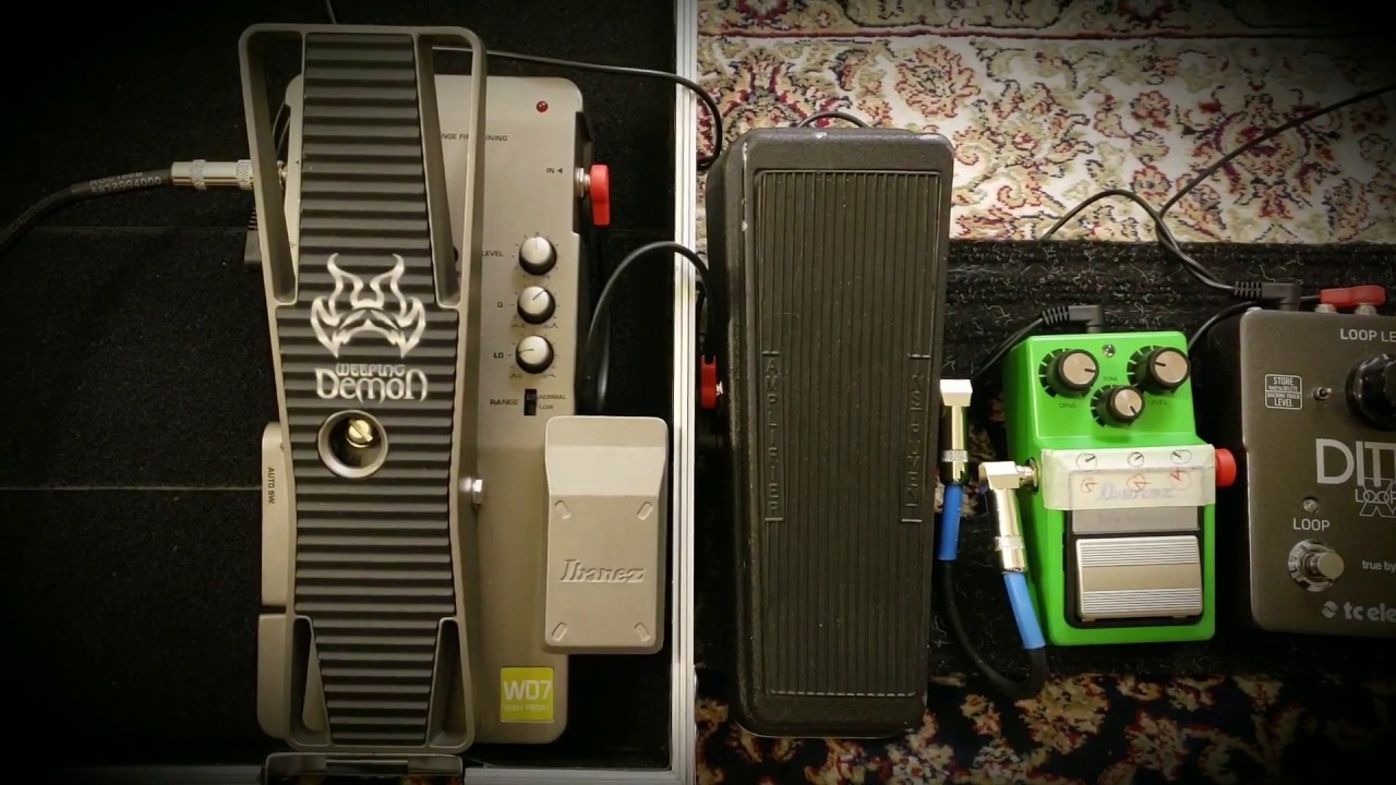 Weeping Demon WD7 Demo, How to sound WD7 like Cry baby wah.
