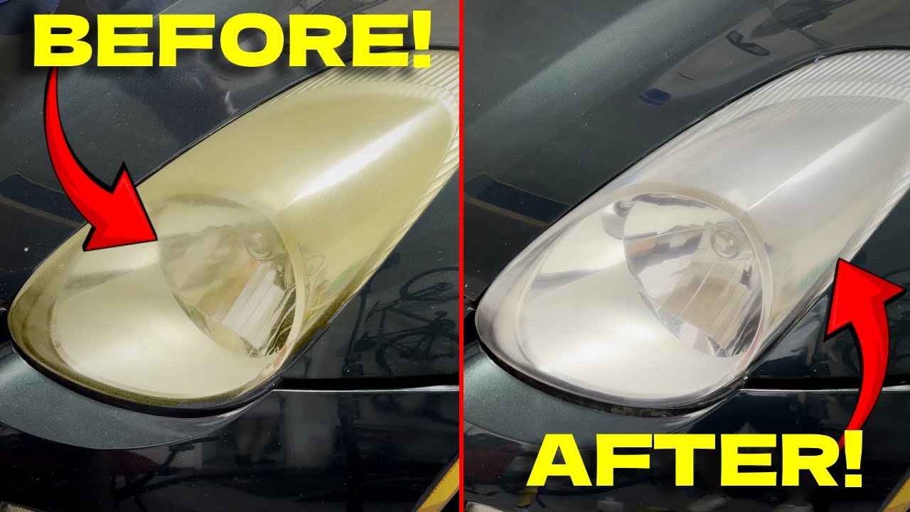 DIY Headlight Restoration: From Yellow to Crystal Clear